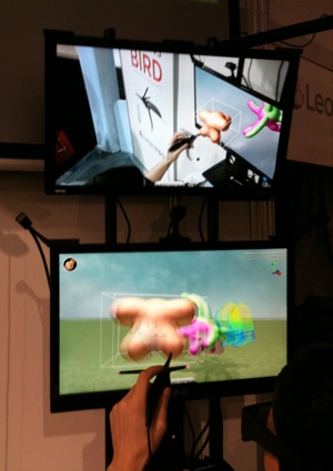 The most innovative software we found at CES 2012 was the Leonar3Do virtual reality graphics software.